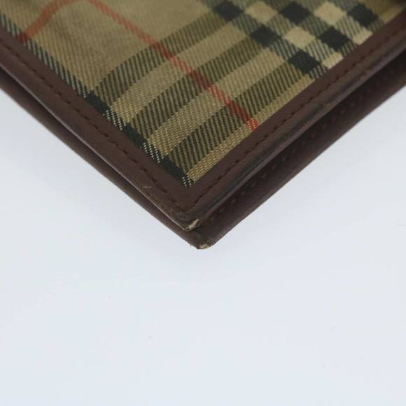 BURBERRY Nova Check Agenda Day Planner Cover Nylon Canvas Beige Auth hk1000 - Picture 14 of 16